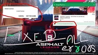 Fixed : Invalid License & Incompatible Device || Asphalt 9 : Legends Error And Run || Tech 93