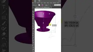 How to Create a 3D Cup Design in Illustrator ☕💜 | Easy Tutorial