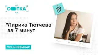 Лирика Тютчева за 7 минут | ЛИТЕРАТУРА ЕГЭ | СОТКА