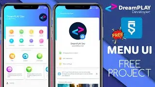 Menu/Account UI Sketchware FREE Project & How to install projects with SH Recovery -DreamPLAY Dev
