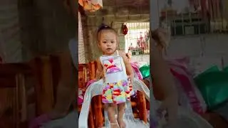 0033. Wearing My DIY Baby Dress #diyideas #fashion #youtubeshort #diyfashion #highlights