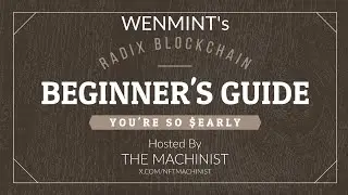 Beginner's Guide To The Radix Blockchain