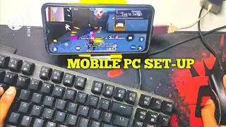 Full setup mouse keyboard on mobile // free fire