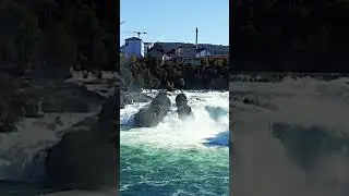 Rhine Falls waterfalls in Switzerland #drone #cinematic #waterfalls