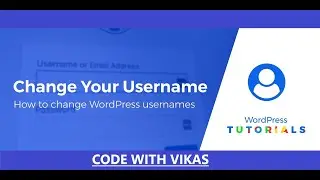 How to Change Username in localhost WordPress