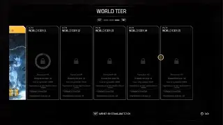 OUTRIDERS no world tier reward