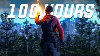 I SURVIVED 100 HOURS SOLO ON THE BIGGEST SERVER IN THE GAME! Rust