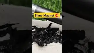 Magnetic slime 🧲 #azarchannel #magnet #slime