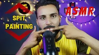 Asmr Spit Painted But Long Video #asmr #asmrspitpainting #asmrlong