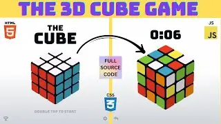 Interactive 3D Cube Game | HTML, CSS, JS | Code Overview