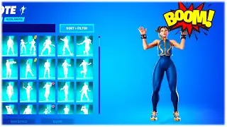 Fortnite 'Bim Bam Toi' Emote BUT Every Second is a DIFFERENT FEMALE Character.. (100% SYNC) 😍❤️
