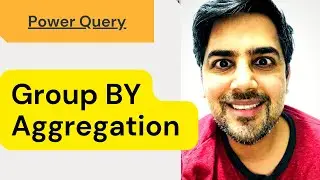 Power query group by aggregation using M functions - (Power Query Training)  04