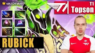 Rubick Mid | T1.Topson | TOPSON SUPER WEIRD PICK RUBICK MID 25 KILLS WTF | 7.32b Gameplay Highlights