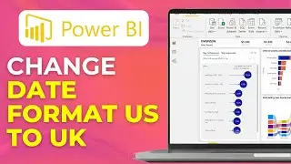 Change Power BI Date Format to US or UK Step by Step