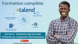 Génération des données (Utilisation du composant tRowGenerator) – Talend Data Integration #9