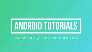 Android Development Tutorial - Building a Room Database App (Part 1 )