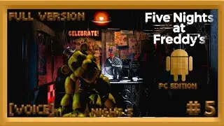 [Voice/Indonesia] Five Nights at Freddy's PC Android || Night 5