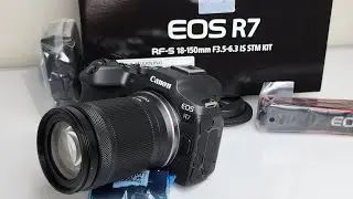 Canon EOS R7 Unboxing #aliexpressbr