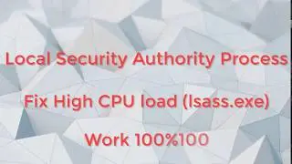 Fix local security authority windows10