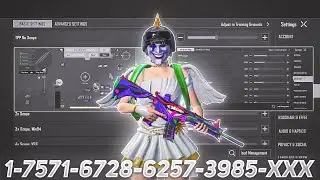 New Update 4.3⚡Best Sensitivity code + Control Settings Pubg Mobile/Bgmi Sensitivity 2026