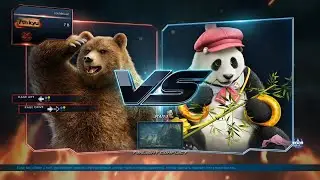 Tekken 7 / Аркадные бои / Медведь Kuma Vs Panda Мегабитва! #2