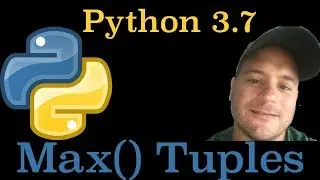 Python 3.7: How To Use The Max() Built-in Function On Tuples