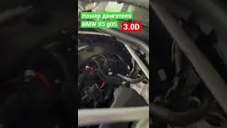 Номер двигателя BMW X5 G05 3.0D