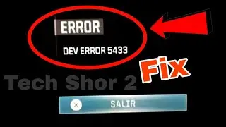 Dev error 5433 Problem Solve | cod mw3 dev error 5433 | dev error5433 mw3 server down