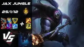 JUNGLE Jax vs Nocturne - NA Grandmaster Patch 26.11