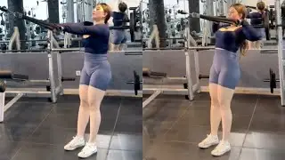 Renna dyana olahraga membesarkan otot tangan 