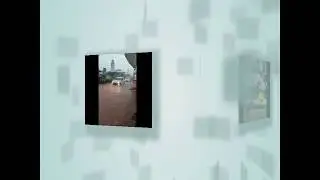 Curah hujan yg tinggi membuat sekumpul ujung banjir sesaat