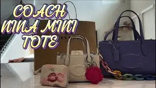 🤍🍨Unboxing the New Coach Nina Mini 👜