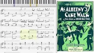 McAlheeny's Cake Walk by Emmet Balfmoor (1899, Ragtime piano)