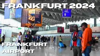 FRANKFURT AIRPORT Walking Tour 🇩🇪 Flughafen Frankfurt [4K Video]