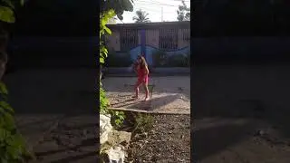 PART 1|My cousin killing the shuttle cock to make her sister cry LOL 