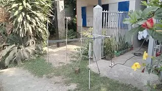 Consistent yagi build using folded dipole driven element.