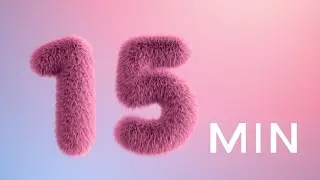 Pink Gradient 15 Minute Timer | Busy ❌ Productive ✅