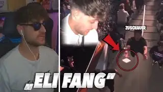 Zuschauer wirft sein Handy, um ein Foto mit Eli zu bekommen! 😂 | EliasN97 Clips