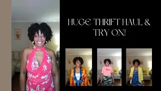 HUGE THRIFT HAUL & TRY ON!