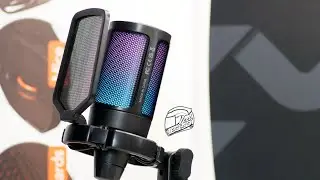 Fifine AmpliGame A6V RGB USB Microphone Review