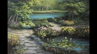 Lakeside Garden | Paint with Kevin