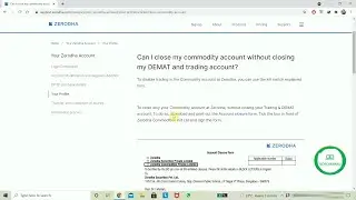 How to Close ZERODHA DEMAT,TRADING & COMMODITY Account Online II How to Close Zerodha Account Online