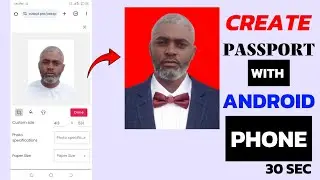 How to create a passport photograph with your Android phone.
