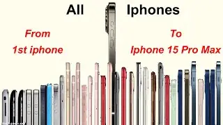 iPhone Evolution: A Journey Through Every Model, Colors, and Designs [2007 - 2023]