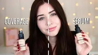 The Ordinary Coverage Foundation VS Serum Foundation On DRY Skin