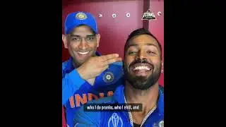 Hardik Pandya on MS Dhoni 💙