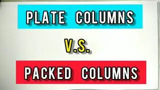 Packed columns VS Plate columns | mass transfer