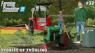 Buying new HOLDER ED II WALK-BEHIND TRACTOR & IHC 353! 🌿🚜💨 | Frühling | FS22 | Timelapse #33