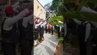 WOLE SOYINKA LEADS BURIAL PROCESSION OF A MEMBER OF PYRATES CONFRATERNITY