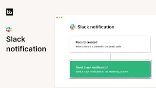 Slack Notifications | Budibase University